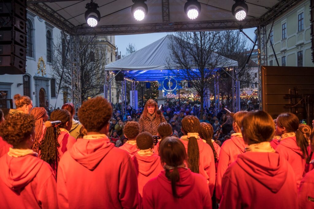 Goodwood Park School Choir, pohľad smerom od pódia